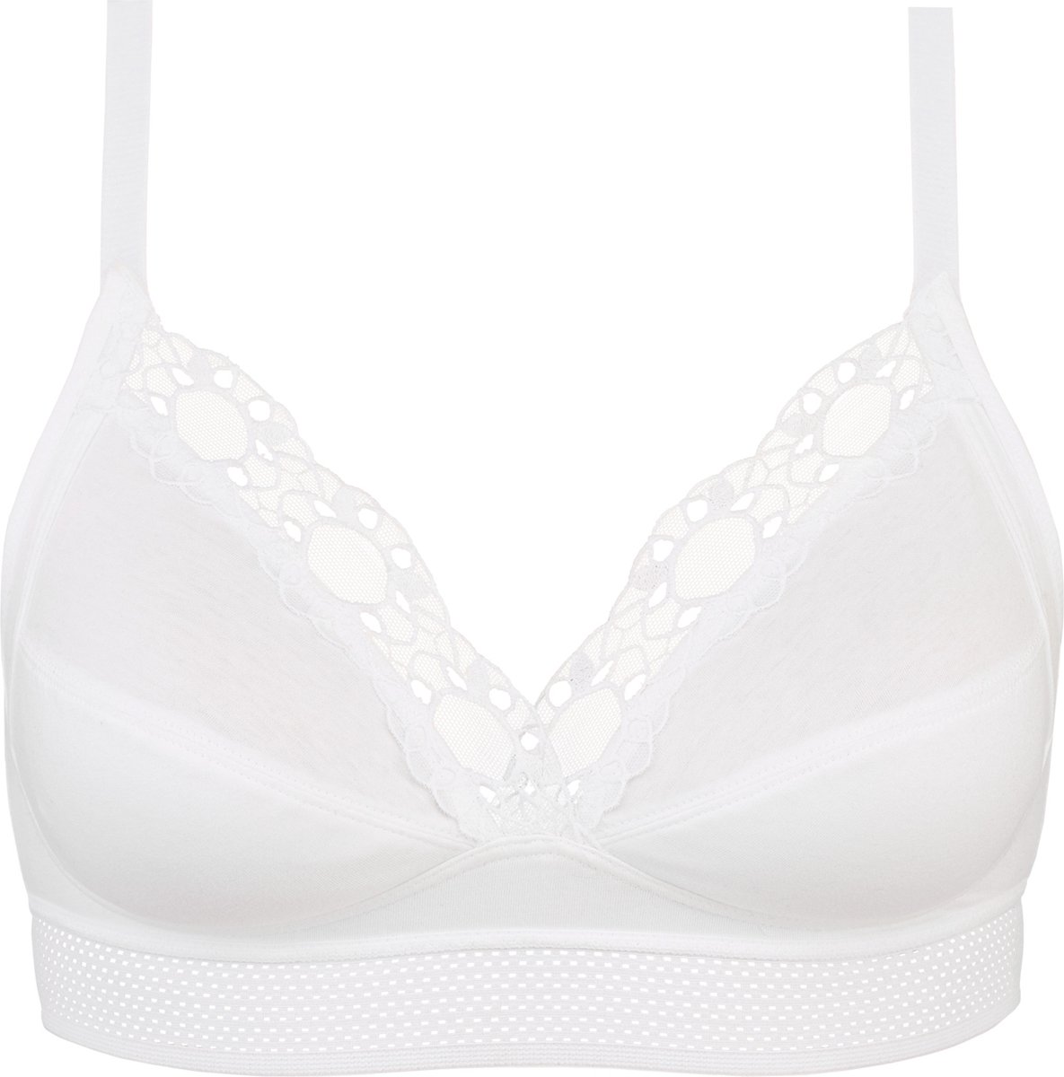 BH-bh, bralet, lacy, white, strap