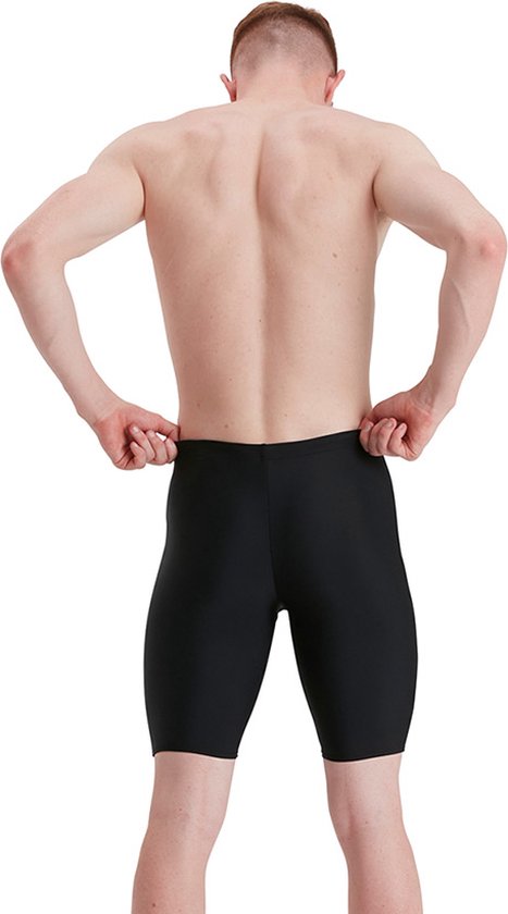 Speedo Maat L Medley Logo Jammer Zwart/Grijs Heren Sportzwembroek