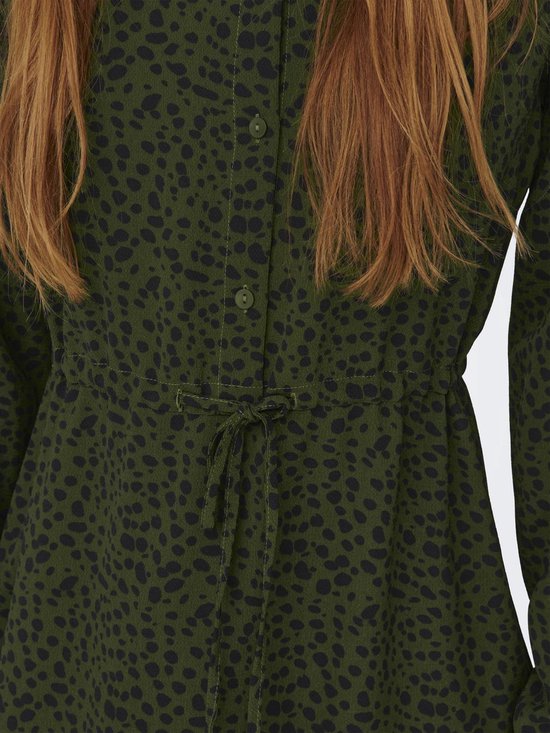 JDY Maat S JDYPIPER L/S SHIRT STRING DRESS WVN Dames Jurk