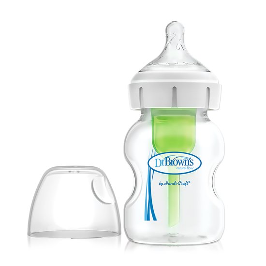 Dr. Brown's Options+ Anti-Colic Babyfles - Brede halsfles - 150ml