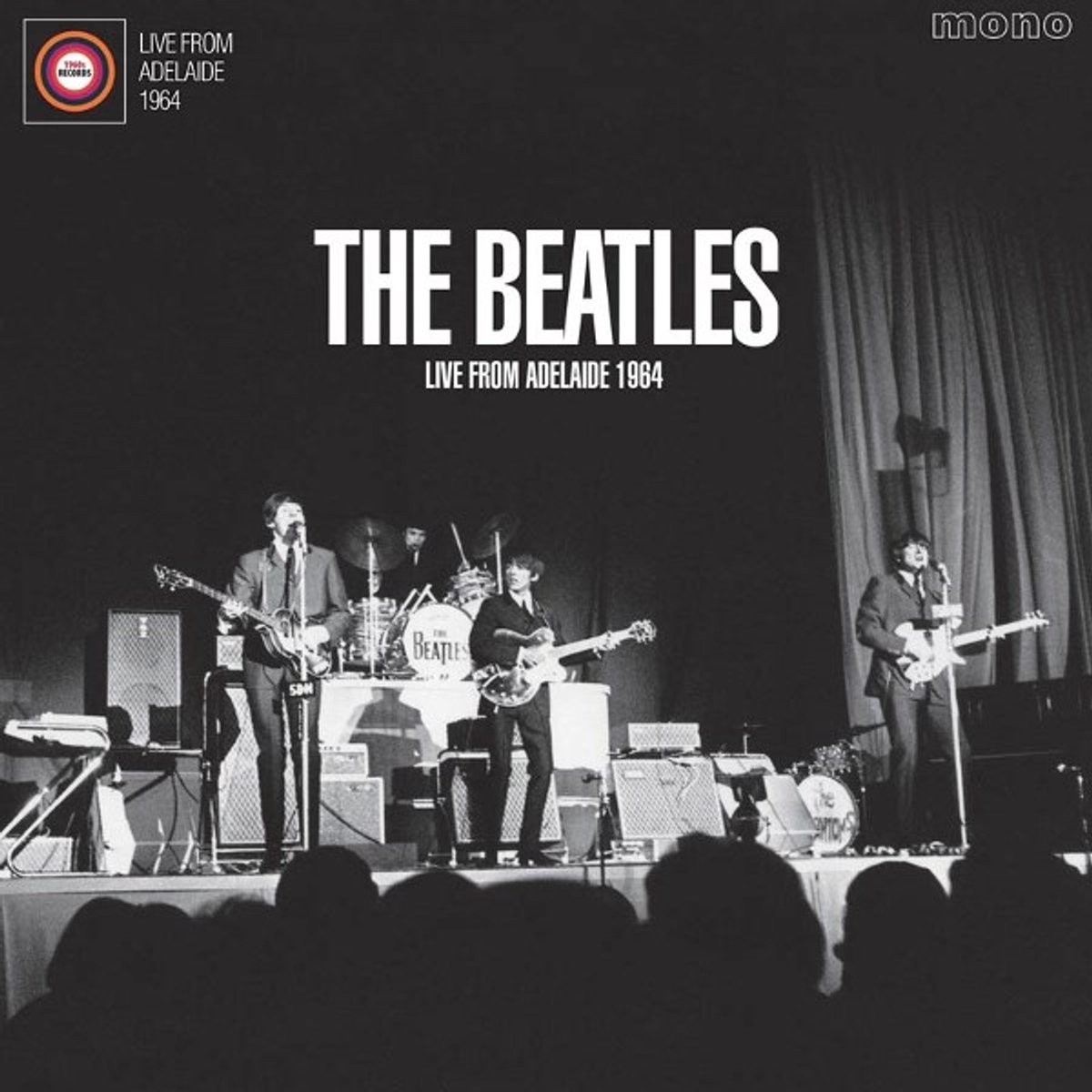 band, live performance, The Beatles, concert, black and white