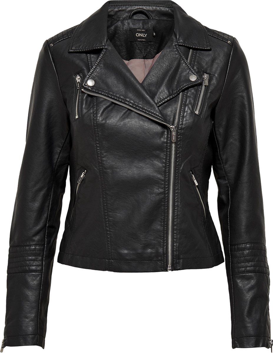 ONLY - Maat 38 - ONLGEMMA FAUX LEATHER BIKER OTW NOOS Dames Jas
