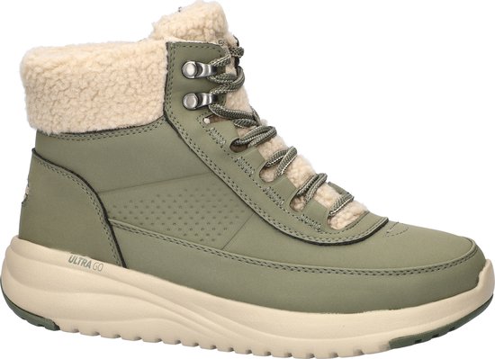 Skechers On-The-Go Stellar Dames Laarzen - Olijfgroen - Maat 37