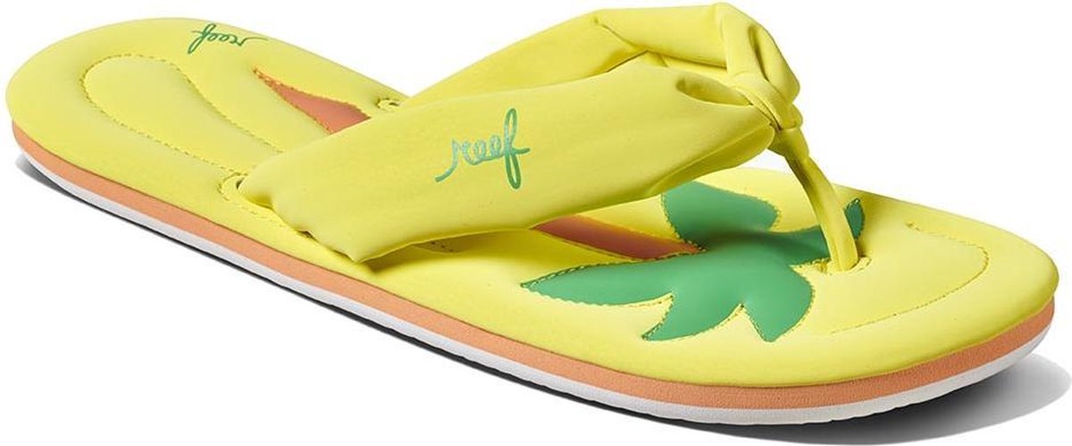 Reef Pool Float - Maat 40 - Dames Slippers - Yellow Palm