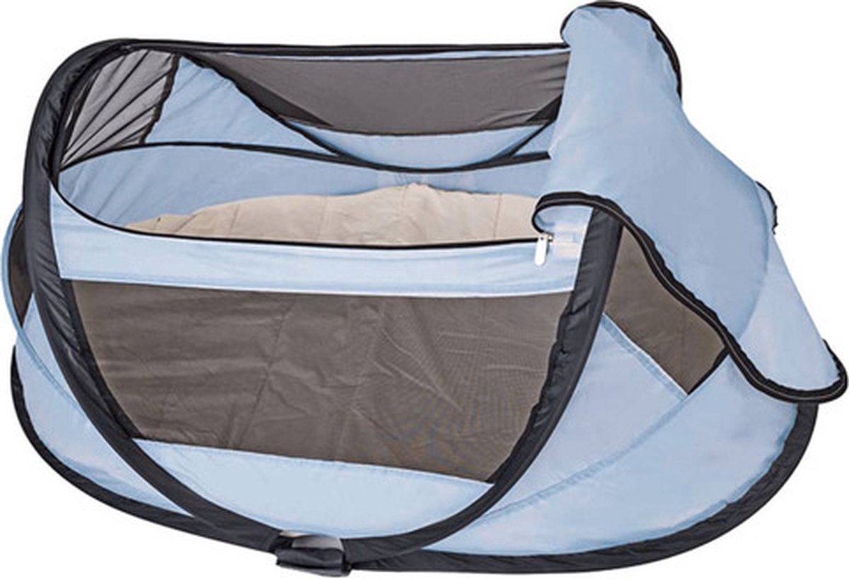 Deryan BabyBox Campingbedje - baby tentje - Blue