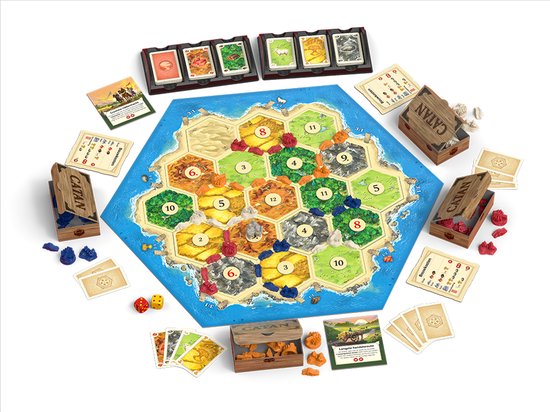 999 Games - Catan - Basisspel - Bordspel - Het populaire handelsspel - 15+ spellenprijzen wereldwijd - Gezelschapsspel - Familiespel