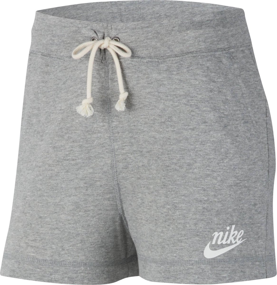 shorts, sweatshorts, drawstring, grijs, nike-logo