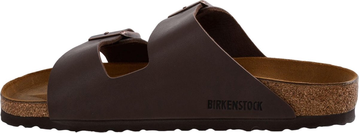Birkenstock - Maat 43 - Arizona Heren Slippers Regular fit - Brown