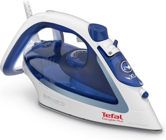 Tefal Easygliss Plus FV5736 - Stoomstrijkijzer - Snel en Efficiënt - Durilium Airglide Zool - 2500W