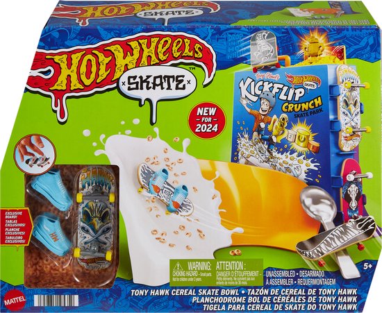 550x451-1 Hot Wheels Tony Hawk Skateboard Ontbijtkom Speelset