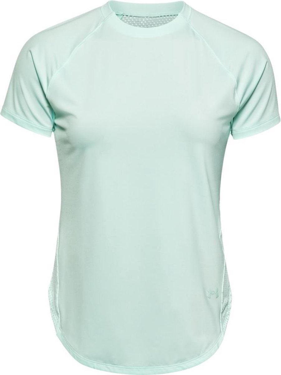 t-shirt, mint, korte mouwen, effen, ronde hals
