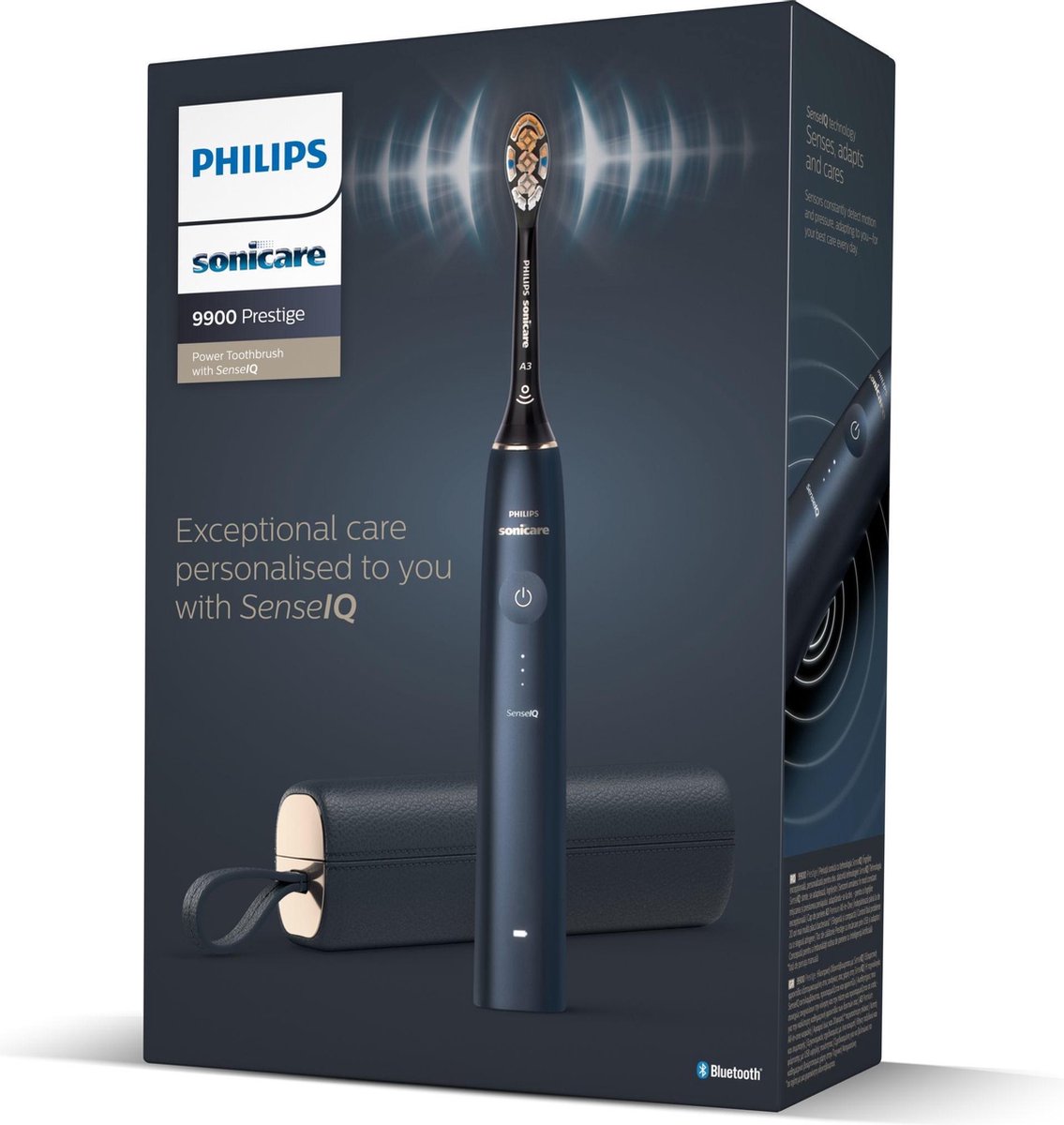Philips Sonicare Prestige 9900 HX9992/12 - Elektrische tandenborstel met SenseIQ - Donkerblauw