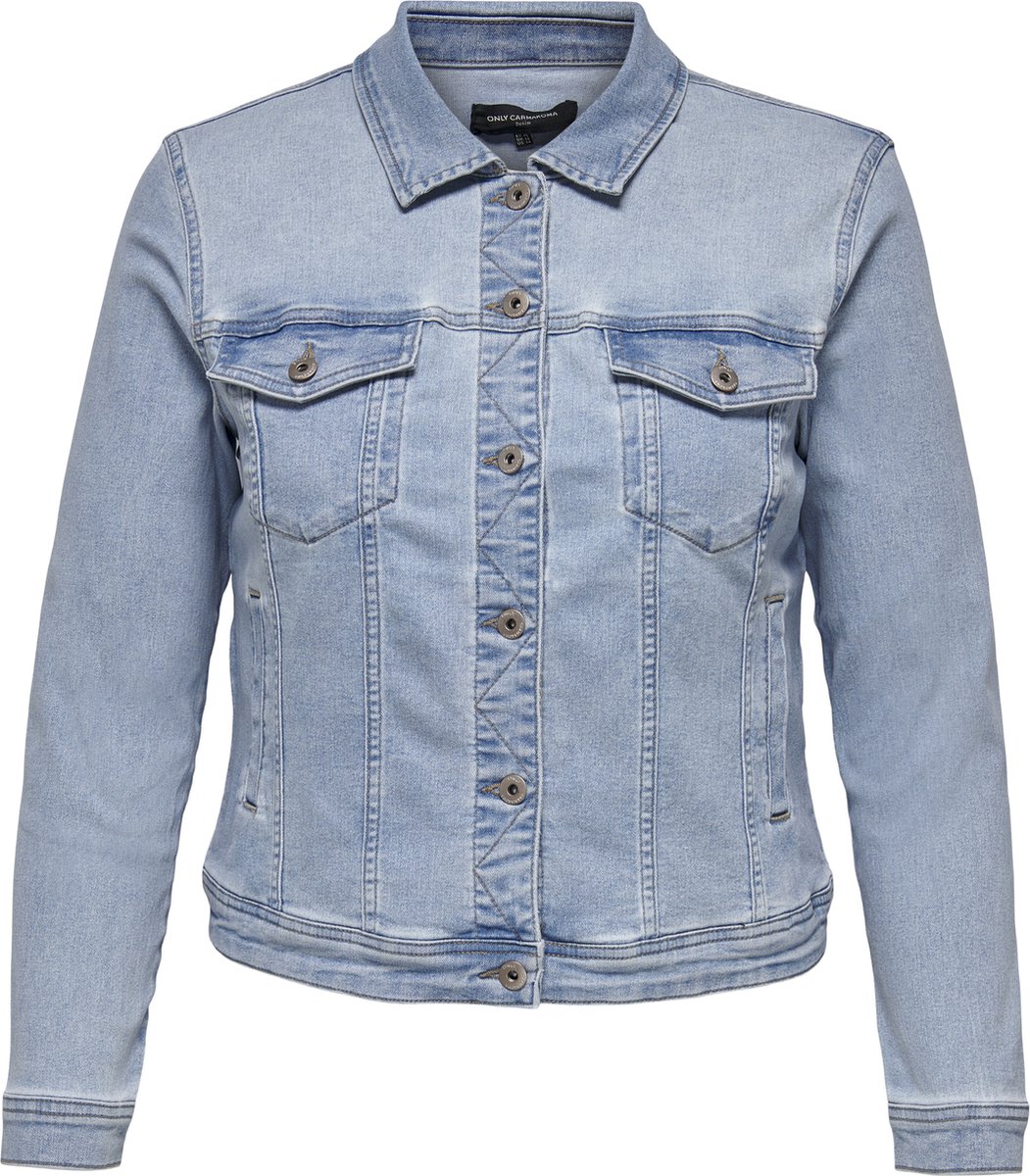 jasje, denim, spijkerjack, lichtblauw, knopen