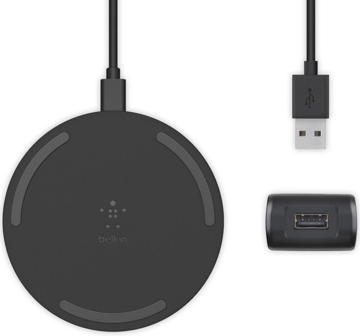 Belkin BOOST Up - Wireless charger - 15W - inclusief 24W adapter - Draadloze oplader - Zwart
