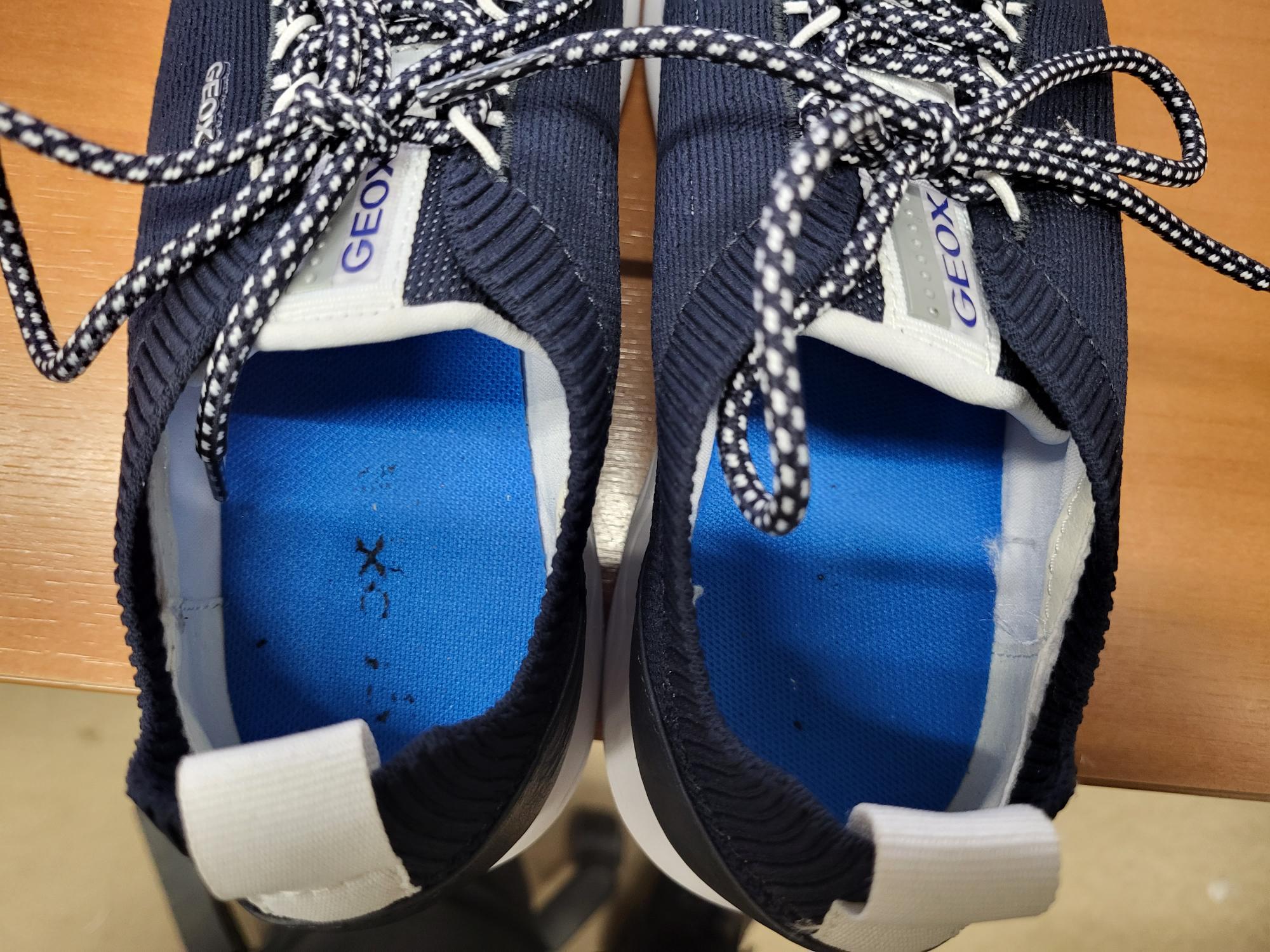 GEOX - Maat 39 - D Spherica Dames Sneakers - Blauw