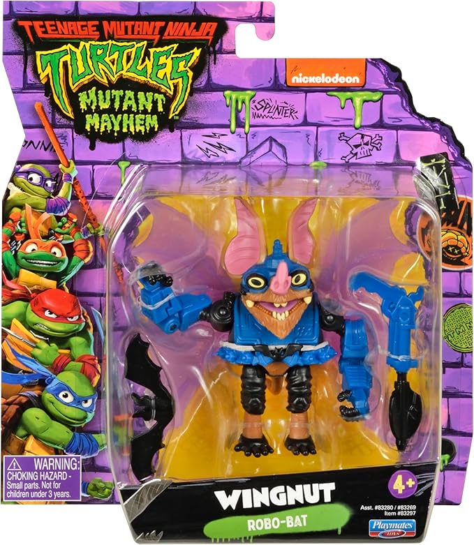 actiefiguur, speelgoed, wingnut, robo-vlinder, turtles