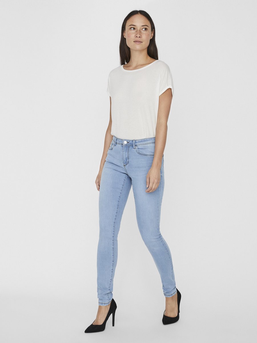 Vero Moda -maat S- VMTANYA MR S PIPING JEANS VI352 GA NOOS Dames Jeans