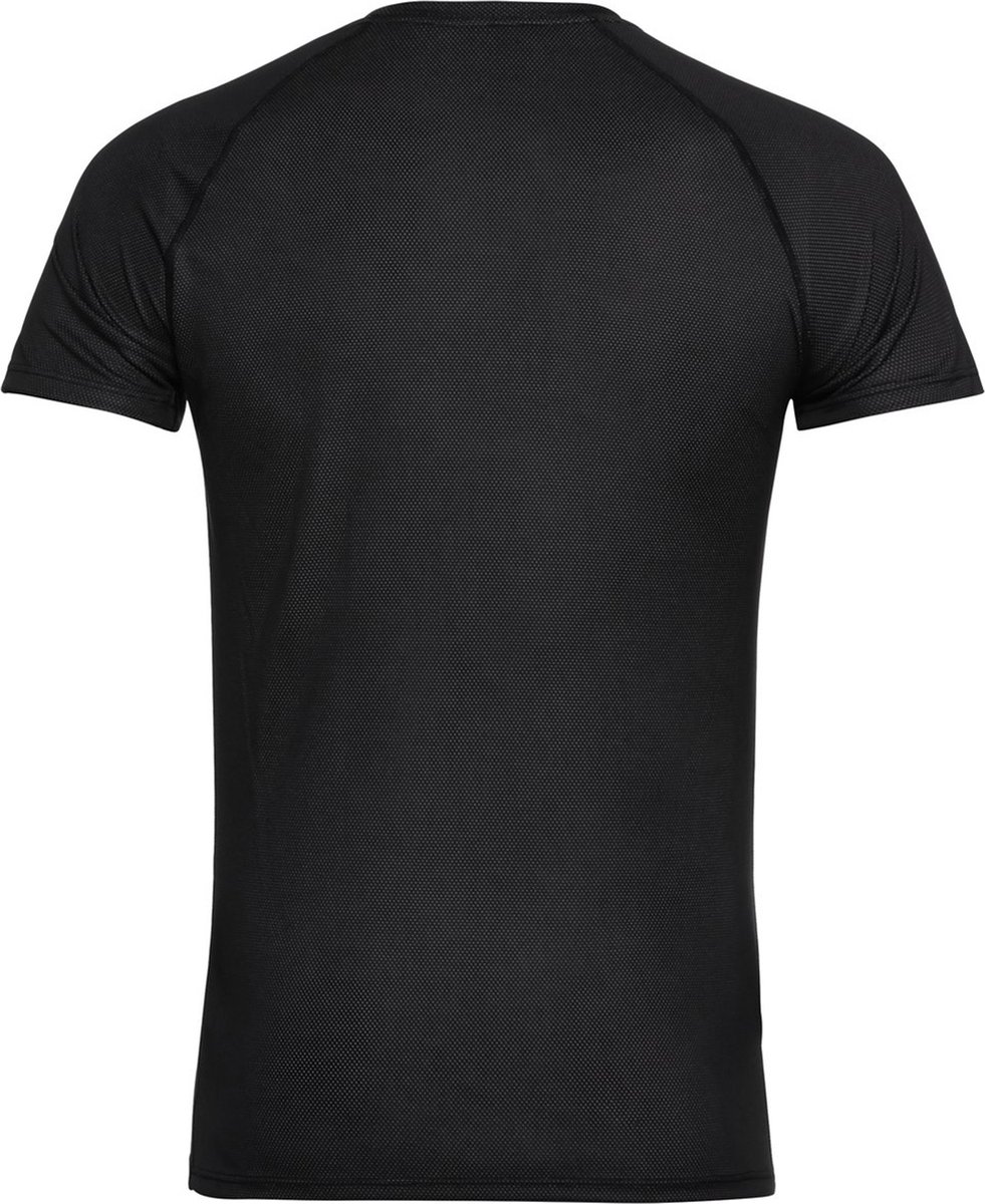 ODLO - Maat S - BL TOP Crew neck s/s ACTIVE F-DRY LIGHT - black - Mannen