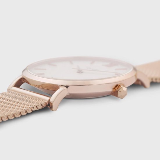 Cluse Minuit Mesh White, Rose Gold Colour