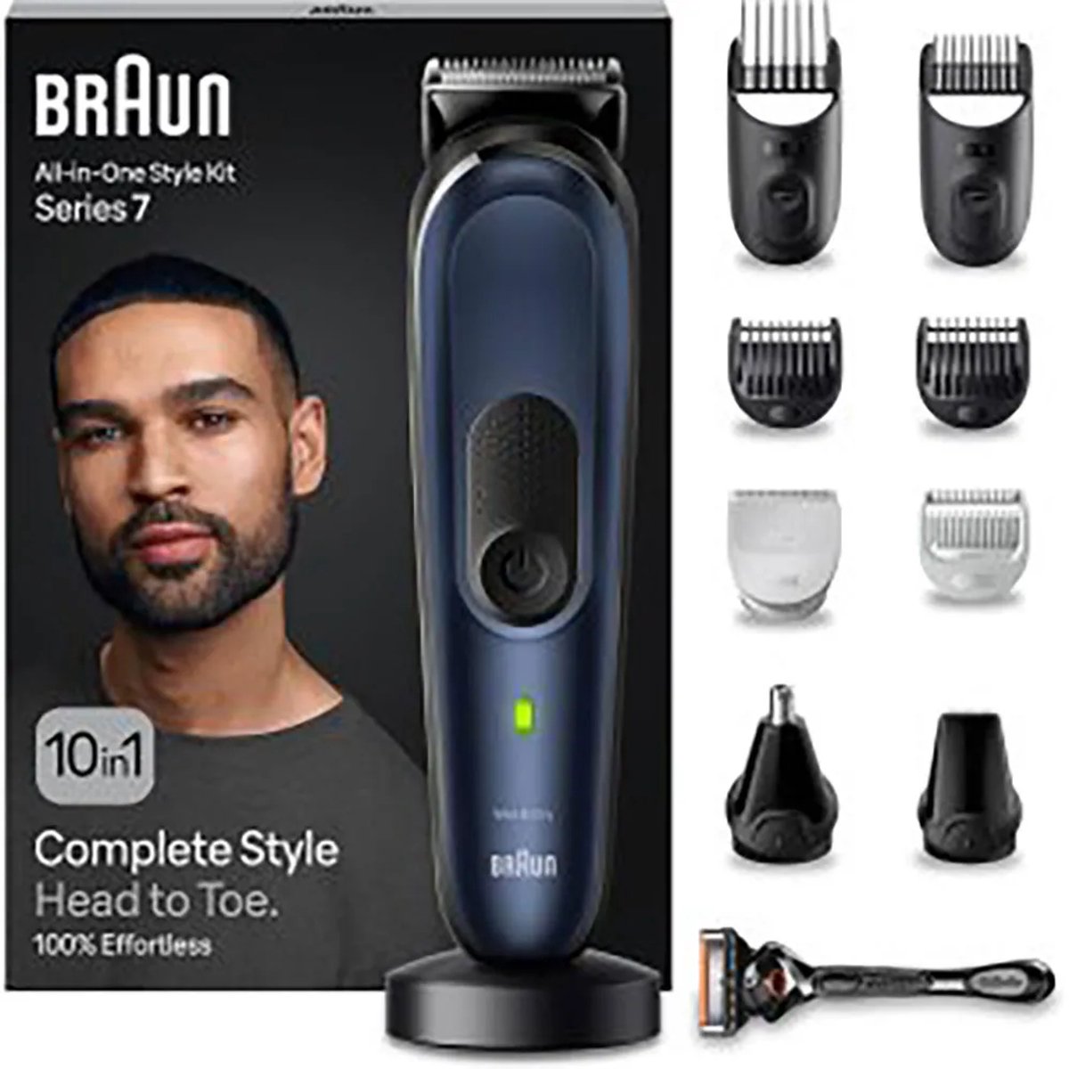 na, ha, baard, trimmer, opzet, inclusief accessoires