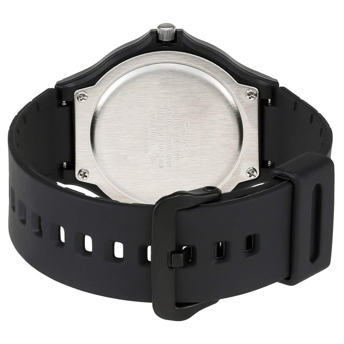 CASIO - MW-240-1E2VEF - Casio Collection - horloge - Mannen - Zwart - Kunststof Ã˜ 43 mm