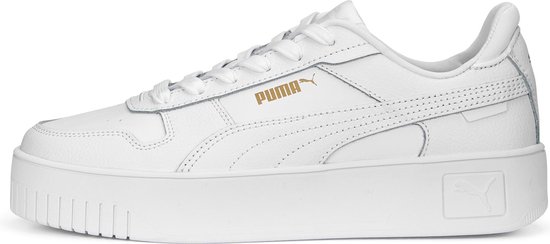 PUMA Carina Street - maat 41 - Dames Sneakers - Wit/Goud
