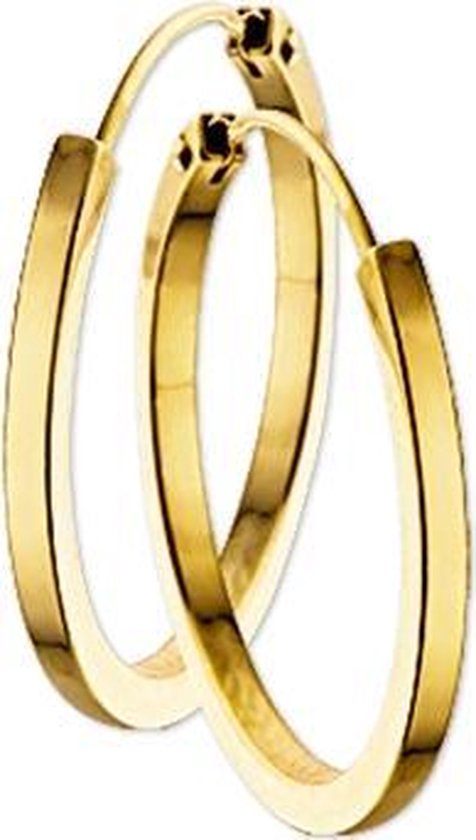 The Jewelry Collection - Vierkante buis - Dames - Oorringen