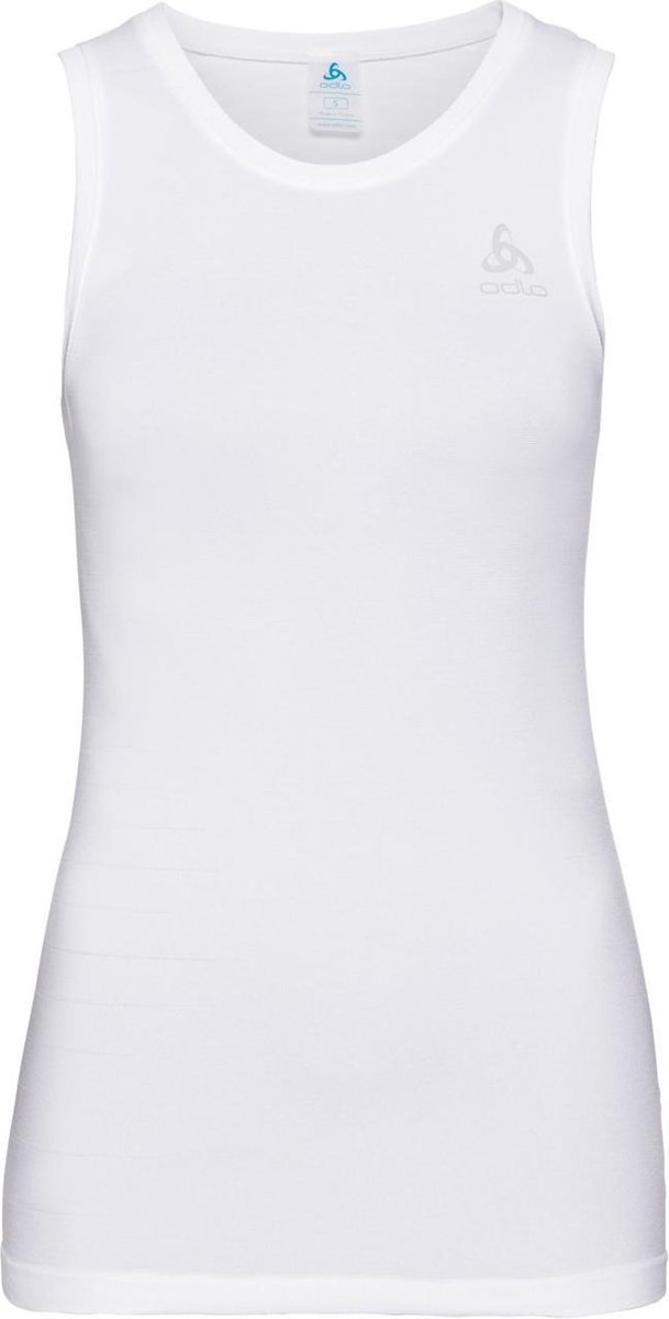 ODLO - Maat XS - BL TOP Crew neck Singlet PERFORMANCE LIG - white - Vrouwen