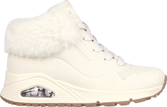 Skechers - maat 32- Uno-Fall Air Meisjes Sneakers - Crème
