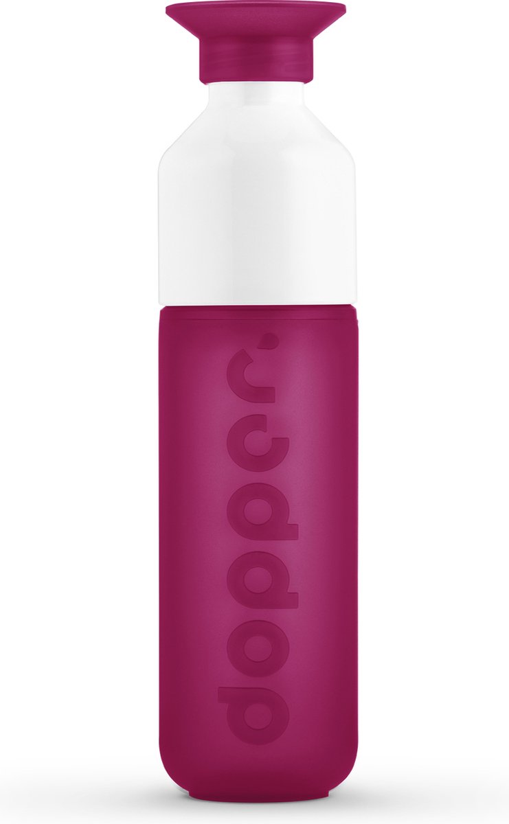 fles, waterfles, herbruikbaar, magenta, doppler