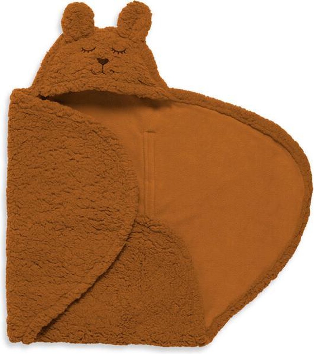 Jollein Wikkeldeken Bunny 100x105cm - Caramel