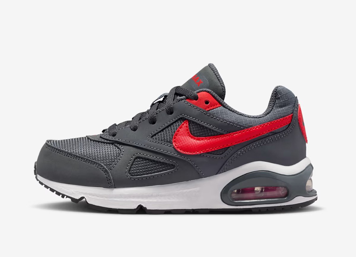 sneaker, grijs, rood, mesh, luchtcirculatie