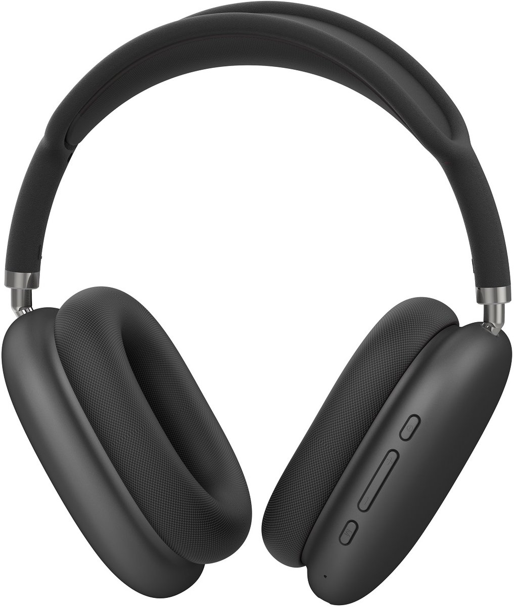 koptelefoon, over-ear, zwarte, draadloze, knopbediening