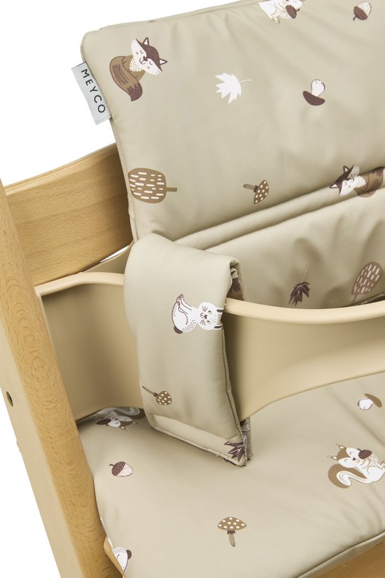 Meyco Baby Forest Animals stoelverkleiner meegroei - sand