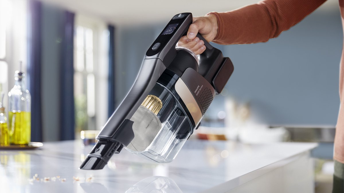 Philips 9000-serie - AquaTrio - Snoerloze Stofzuiger en Dweil XW9463/11