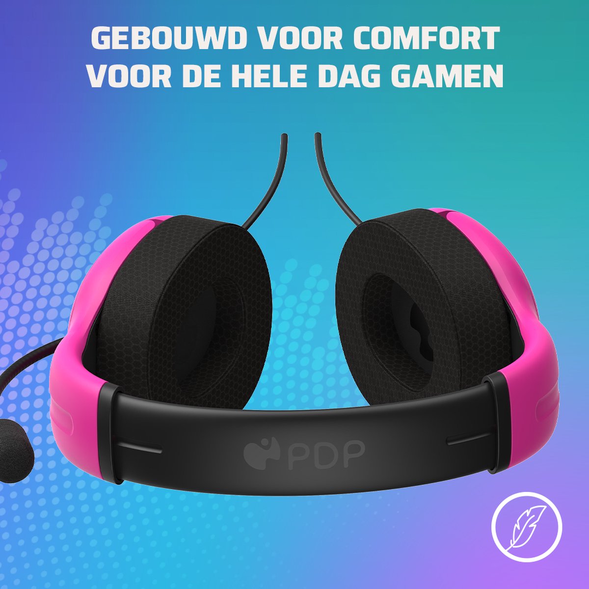 dgmoutlet-nl-PDP-Airlite-Bedrade-Gaming-Headset-PS5-PS4-PC-Nebula-Pink-sale-korting-3 PDP Airlite - Bedrade Gaming Headset - PS5, PS4 & PC - Nebula Pink
