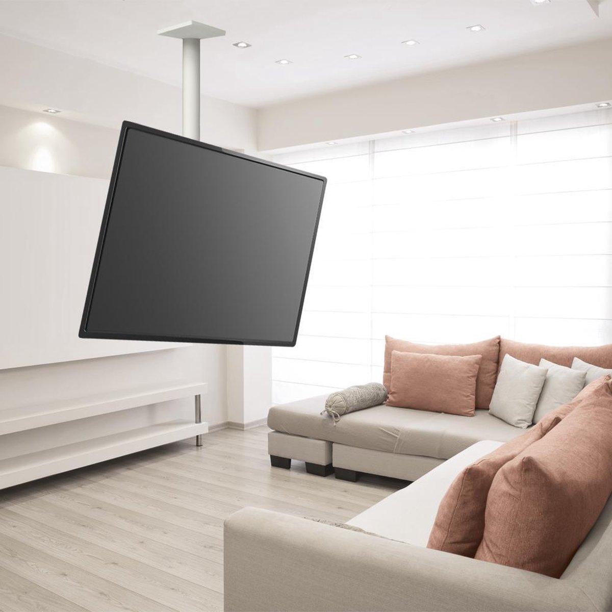 Barkan Mounts - TV-Beugel - Plafondbeugel 29'' - 65'' - 74cm - 165cm - Draaibaar & Kantelbaar - 40kg