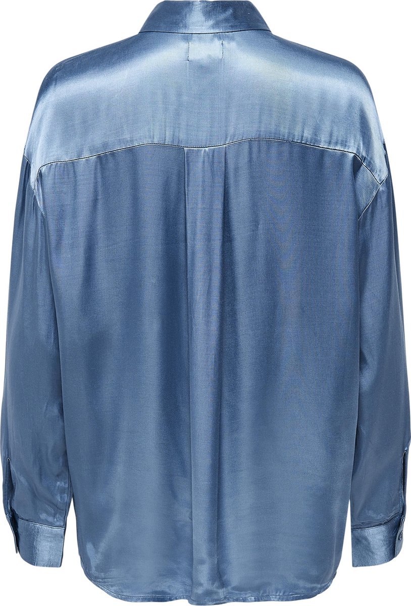 ONLY - Maat S - ONLJOJO BUTTON DNM SHIRT Dames Blouse