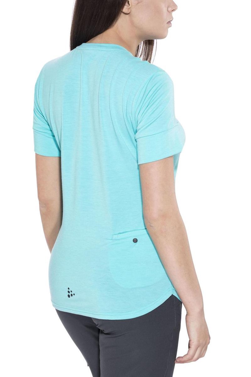 Craft Ride Wielrenshirt - Maat L - Dames - Blauw