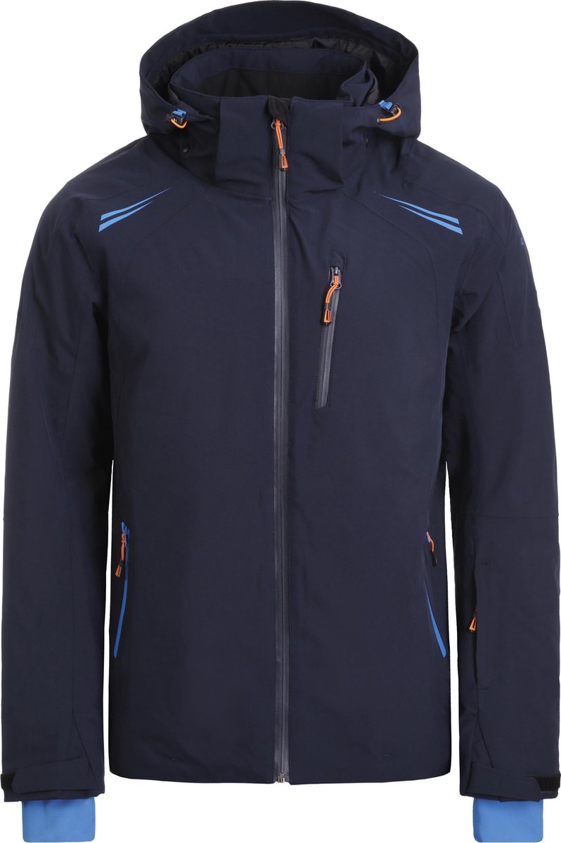 jasjasje, softshell, donkerblauw, capuchon, ritszakken