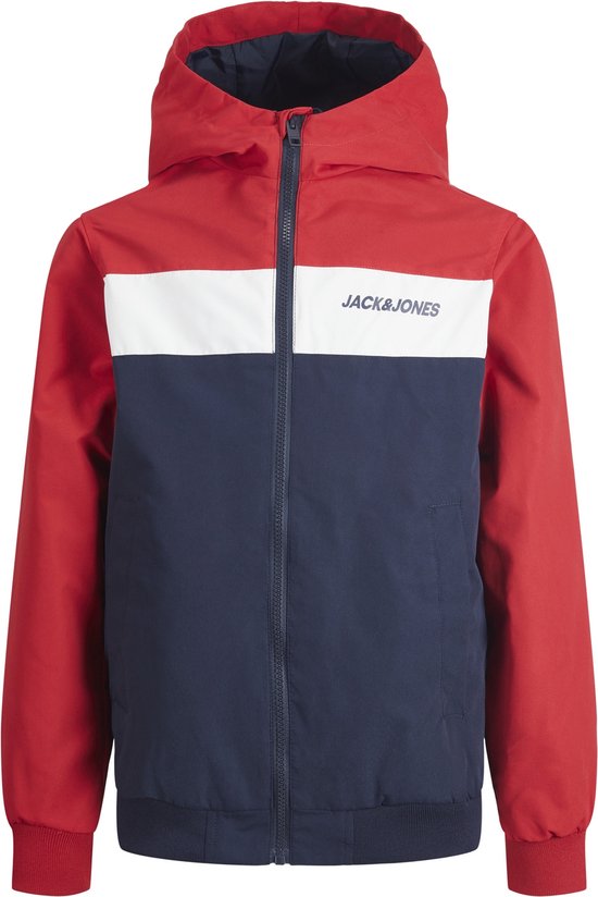 JACK&JONES  - Maat 164 - JUNIOR JJERUSH BLOCKING HOOD BOMBER NOOS JNR Jongens Jas