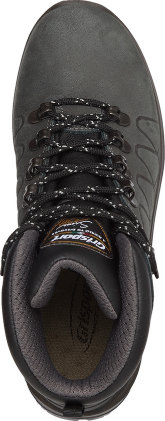 hiking boot, ankle boot, black boot, lace-up, sole pattern