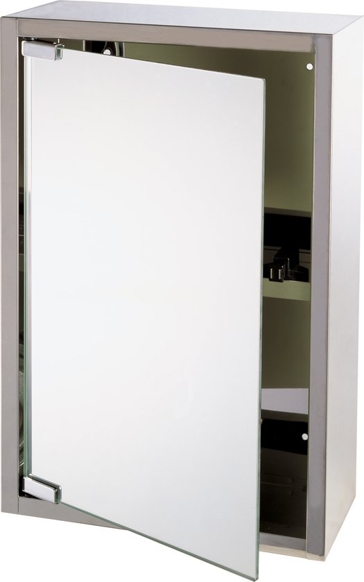 Differnz Look Spiegelkast - 51 x 38 x 18 cm - RVS