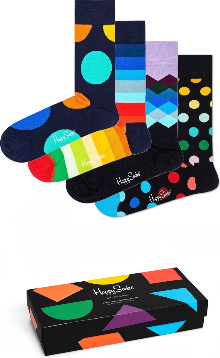 Happy Socks Classic MultiColour Giftbox - Maat 41-46