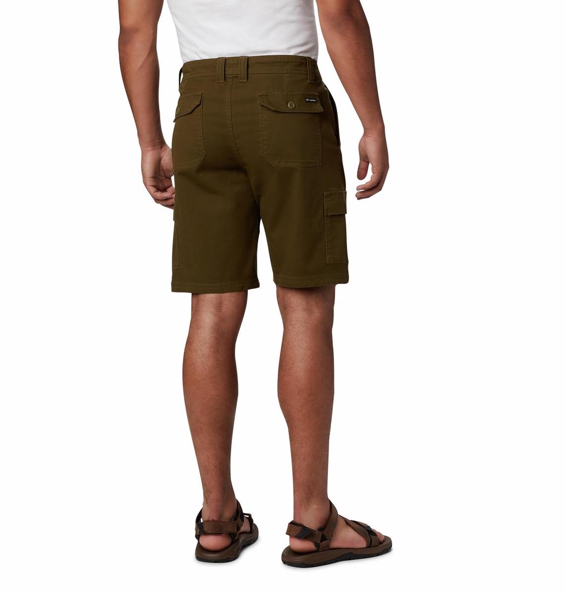Columbia - Maat 46 - Ultimate Roc Flex Cargo Short Outdoorbroek Heren - New Olive