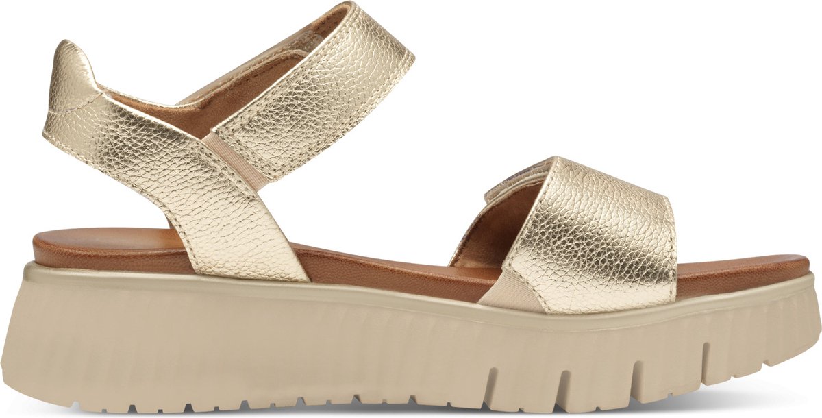 Tamaris - maat 40 - COMFORT Essentials Dames Sandalen - LT GOLD