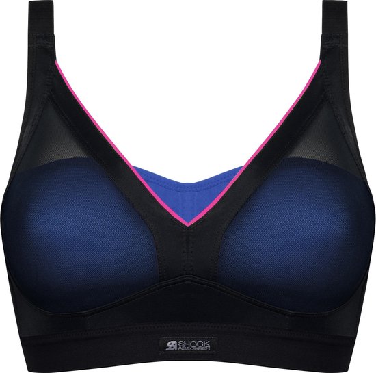 Shock Absorber - 75B - Sportbeha Dames - Black Neon