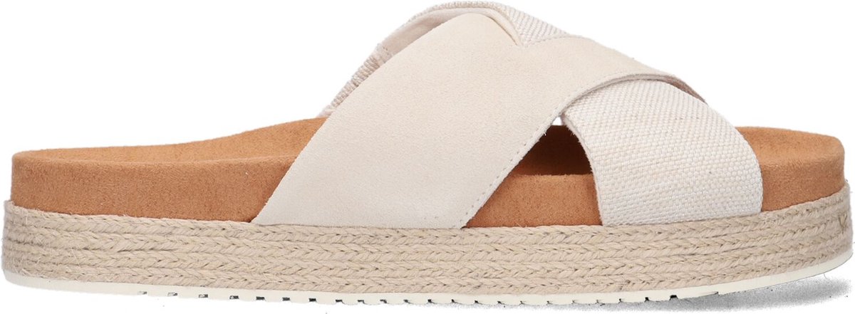 slipper, sandal, women, platform, jute