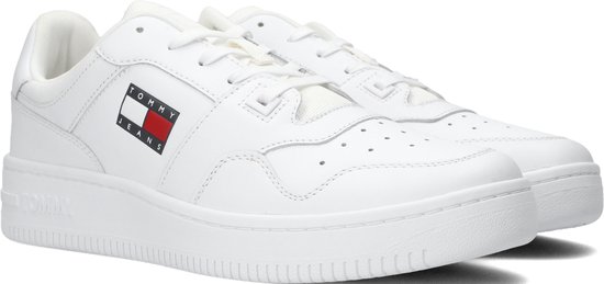 Tommy Jeans - Dames Sneakers -maat 42 - Retro Basket - Wit