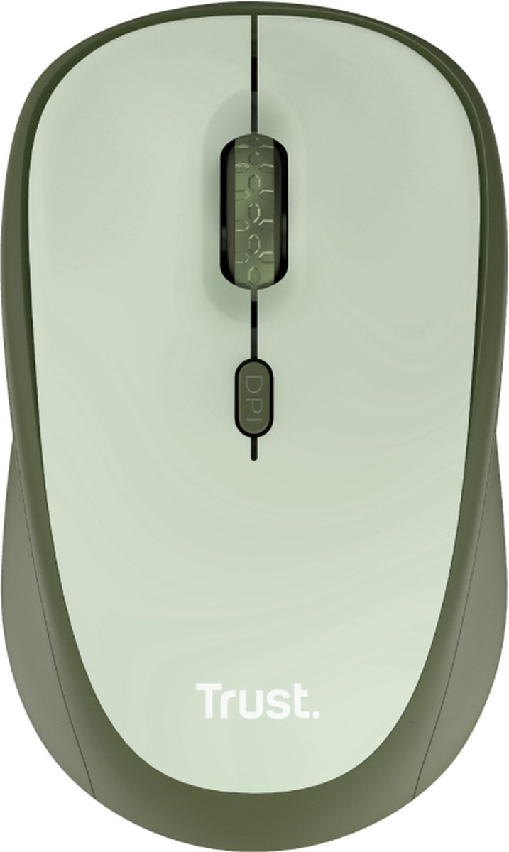 Trust Yvi+ - Draadloze Muis - Compact - Stil - Groen